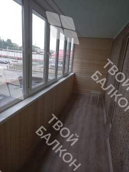 Отделка балкона с утеплением в многоквартирном доме